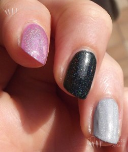 Glitter Gal holos over bases