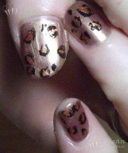 fw_leopard Milani French Toast & Leopard Nails