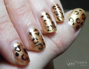 leopard2 LA Girl Rock Star Electric Guitar & Leopard Nails