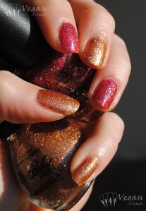 OPI Excuse Moi and Nicole by OPI Disco Dolls