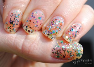 OPI Rainbow Connection, Soulstice LA, Essence Circus Confetti, NYX Girls Carnival, Wet n Wild Party of 5 Glitters