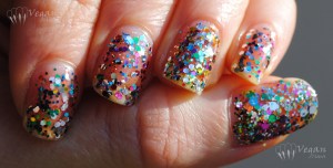 OPI Rainbow Connection, Soulstice LA, Essence Circus Confetti, NYX Girls Carnival, Wet n Wild Party of 5 Glitters