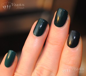 dark teal creme comparison: Zoya Cynthia, NOPI Khloe, Joe Fresh Hunter, LA Colors Jungle
