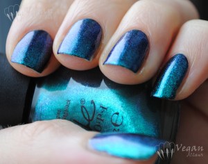 Nicole by OPI Iceberg Lotus over black