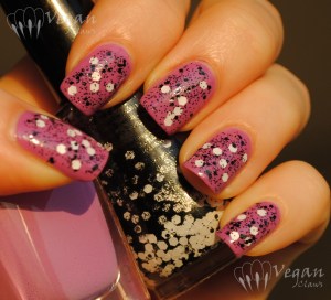 perrie_glitter Zoya Perrie with black & white glitter