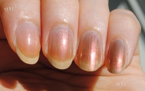 Glitter Gal Buckled Bronze