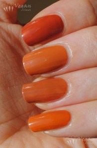 OPI Ginger Bells, China Glaze Desert Sun, OPI & Apple Pie, Joe Fresh Pumpkin
