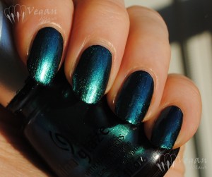 China Glaze Deviantly Daring over black