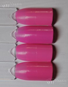 Nubar Pink Creme, Zoya Shelby, Gosh Bubblegum, Milani Tip Toe Pink