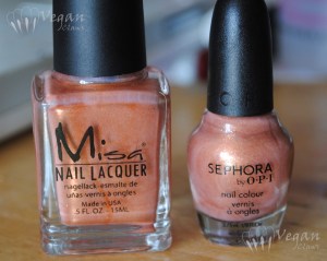 Misa Taking Chances and Sephora by OPI It's all About the Fringe