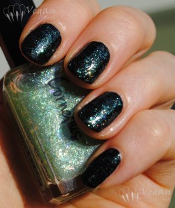 Ruby White Tips Sweet Faced Cornelius over black