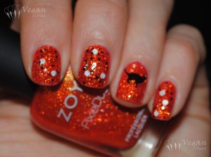 Zoya Dhara with topcoat and flash