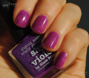 Picture Polish Shy Violet, one coat