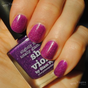 Picture Polish Shy Violet, one coat